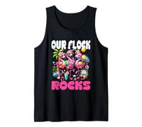 Our Flock Rocks Flamingo Vacanze estive Family Matching Canotta