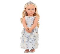Our Generation - 18-inch Doll With Floral Gown - Blonde Hair & Blue Eyes - Jewelry Accessories - Pretend Play - Toys For Kids Ages 3 & Up - Ellory