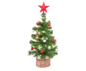 Our Generation - Albero natalizio “Merry & Bright” - Topper per albero con luci e stelle - Set vacanze - Accessori per bambole da 46 cm - Giocattolo per bambini dai 3 anni in su