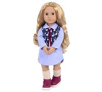 Our Generation- Amalia Toy Bambola Regolare, Colore Beige, Blu, 18 inch / 46 cm Doll, BD31232C1Z