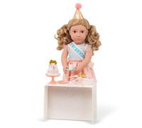 Our Generation - Romy - Bambola di compleanno da 46 cm - Occhi marroni realistici e capelli mossi biondo scuro - Giocattolo per bambini dai 3 anni in su