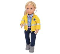 Our Generation BD31280Z - Bambola Kaylin, 46 cm, con accessori per bambole e capelli lunghi biondi per acconciatura, giocattolo per bambini dai 3 anni in su, 45419 HCM Kinzel