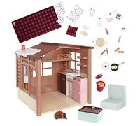 Our Generation - Cabina accogliente - Playset casa delle bambole - Mobili e giochi - Accessori per bambole da 46 cm - Gioco di finzione - Giocattolo per bambini dai 3 anni in su