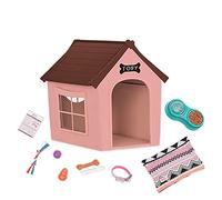 Our Generation - Casa del cucciolo OG - Set cuccia - Giocattolo per animali domestici - Accessori per bambole da 46 cm - Gioco di finzione - Giocattolo per bambini dai 3 anni in su