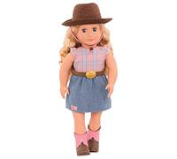 Our Generation Cowgirl Doll w/Skirt, Lea Rose BD31211Z, marrone
