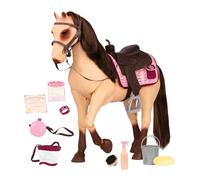 Our Generation - Gambe snodabili - Set per la toelettatura - Accessori Bambola 46 cm - Gioco di Fantasia - Giocattoli per Bambini dai 3 Anni in su - Cavallo Morgan Snodabile