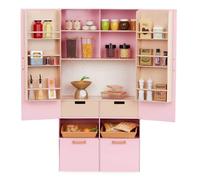 Our Generation - Home Kitchen Furniture Set - Pretend Food Items - 18-inch Doll Accessories - Imaginative Play - Toys For Kids Ages 3 & Up - Pretty Pantry
