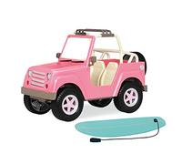 Our Generation OG off Roader, Jeep 4x4 Rosa con tavola da Surf