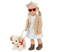 Our Generation-BD31321C1Z Puppe Bambola con Cane-Marlow, Colore, Medium, BD31321C1Z