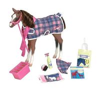 Our Generation - Puledro Quarter Horse - Cavallo Giocattolo - Set per la toelettatura e l'alimentazione - Accessori per Bambole da 46 cm - Gioco di finzione - Giocattolo per Bambini dai 3 Anni in su