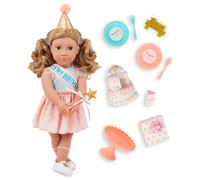 Our Generation - Romy - Bambola di compleanno da 46 cm - Occhi marroni realistici e capelli mossi biondo scuro - Giocattolo per bambini dai 3 anni in su