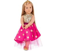 Our Generation - 18-inch Doll - Blonde Hair & Brown Eyes - Gown Outfit & Tiara - Pretend Play - Toys For Kids Ages 3 & Up - Sarah
