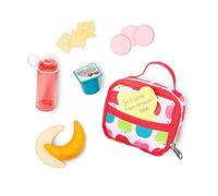 Our Generation School Bag Food Set - 18-inch Doll Accessories - Pretend Play - Toys for Kids Ages 3 & Up - Let's Do Lunch, Multicolore, e4848
