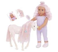Our Generation Elara & Lumina, bambola con puledro da acconciare