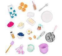 Our Generation - Svegliarsi al sapore - Set colazione con pancake - Giocare con il cibo - Giocattolo da cucina - Accessori per bambole da 46 cm - Giocattolo per bambini dai 3 anni in su