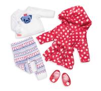 Our Generation Snuggle Up! pigiama con vestaglia per bambole 46 cm