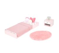 Our Generation Sweet Snuggles set per la camera con letto e comodino | Arredo per bambole da 46 cm con letto, materasso, comodino con cassetto, acquario, coperta, 3 cuscini e tappeto, 3+ anni