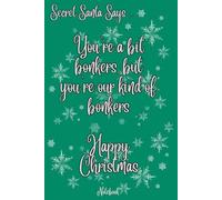 Our kind of bonkers: Secret Santa funny gift notebook for work and office