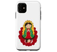 Our Lady of Guadalupe Cute Cartoon Virgin Mary Cartoon Custodia per iPhone 11