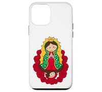 Our Lady of Guadalupe Cute Cartoon Virgin Mary Cartoon Custodia per iPhone 12 mini
