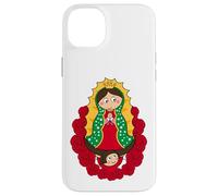 Our Lady of Guadalupe Cute Cartoon Virgin Mary Cartoon Custodia per iPhone 14 Plus