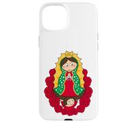 Our Lady of Guadalupe Cute Cartoon Virgin Mary Cartoon Custodia per iPhone 15 Plus