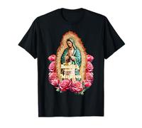 Our Lady of Guadalupe Virgin Mary Catholic Saint Maglietta