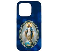 Our Lady of the Miraculous Medal Marian Devotion Custodia per iPhone 15 Pro