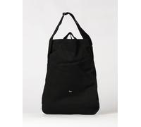 OUR LEGACY Borsa tote grande Sling in cotone con doppio manico e logo applicato OS Nero
