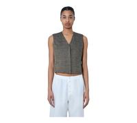 Our Legacy, ,Jackets ,Donna ,Marrone ,S Gilet Senza Maniche con Scollo a V