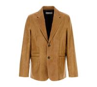 Our Legacy, ,Jackets ,Uomo ,Marrone ,M Blazer Apertura in Pelle di Cammello