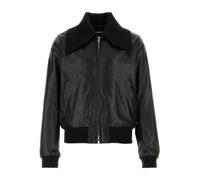Our Legacy, ,Jackets ,Uomo ,Nero ,L Giubbotto Bomber in Pelle Nera