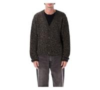 Our Legacy, ,Knitwear ,Uomo ,Marrone ,XL Cardigan in Lana Superfine con Scollo a V
