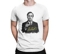 Our Men Better Call Saul T Shirts Goodman Drama Legal TV Series Cotton Tops Novelty Short Sleeve Tee Shirt Plus Size T-Shirt White M