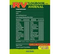 OUR RV LOGBOOK AND JOURNAL: with RV Checklist and Diary: Gift Ideas for RV Owners, Camping and Travel Lovers with Campground Log