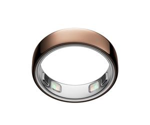 Oura Ring 5 Deep Rose Anello connesso Taglia 8 Titanio resistente all'acqua 100 m, sensori SpO2, sonno, frequenza cardiaca, temperatura - Nouvo