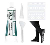 Ourdort Sock Stop Liquid,Kit Antiscivolo per Calzini,Liquido per Calzini Antiscivolo,Soluzione Antiscivolo per Calze,Lavabili,Colla Liquida Antiscivolo Calze Antiscivolo,Tappetini Bagno,50ml