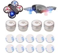 OURHZTB 4 luci stroboscopiche per droni lampeggianti rapidi, kit di luci di navigazione a LED per DJI Neo, Neo 2, Mini 5 Pro, Avata 2, Air 3S e altri accessori per droni radiocomandati anti-collisione