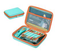 OURHZTB Custodia da trasporto compatibile con 3Doodler Start+ Essentials 3D Pen Set per bambini, borsa organizer portatile per penna da stampa 3D, ricarica filamento e cavo di ricarica, Verde