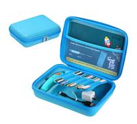 OURHZTB Custodia da trasporto compatibile con 3Doodler Start+ Essentials 3D Pen Set per bambini, borsa organizer portatile per penna da stampa 3D, ricarica filamento e cavo di ricarica, Blu