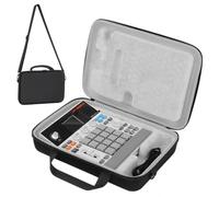 OURHZTB Custodia da trasporto compatibile con Akai Professional MPC Campione Campione Portatile Sampler Custodia da viaggio rigida con maniglia e tracolla accessori, impermeabile e antiurto, grigio