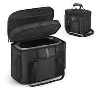 OURHZTB Custodia da trasporto compatibile con ECOFLOW Delta 3 Plus Power Station, borsa da viaggio per esterni, compatibile con generatore solare ECOFLOW Delta 2 e accessori, con tracolla, Nero