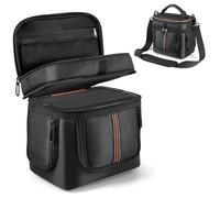 OURHZTB Custodia da trasporto compatibile con Jackery Explorer 240 V2 Power Station, borsa portaoggetti con tracolla regolabile, cerniera laterale, tasche a due strati per cavo di ricarica e accessori