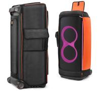 OURHZTB Custodia protettiva antipolvere per altoparlante portatile JBL PartyBox, custodia da viaggio per esterni, con tasche per cavo di ricarica e microfono