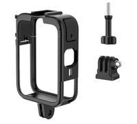 OURHZTB Custodia protettiva per DJI Osmo 360/Osmo 360 II Camera Cage | Cornice di espansione della custodia protettiva in plastica con 2 supporti per scarpe fredde e adattatore per treppiede