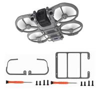 OURHZTB Set di protezioni 2 in 1 anti-collisione per drone DJI Avata 360, barra di protezione per paraurti cardanico + copertura protettiva per telaio del carrello di atterraggio per accessori drone