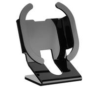 OURHZTB Supporto da tavolo compatibile con altoparlante portatile Bose SoundLink Micro 2, supporto per altoparlante in acrilico da tavolo, supporto antiscivolo (nero)