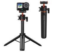 OURHZTB Treppiede a sgancio rapido estensibile selfie stick per DJI Osmo Action 6/Osmo Nano, asta di estensione multifunzionale Cold Shoe montaggio per luci di riempimento e microfoni accessori