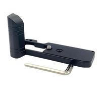 OURHZTB X-M5 - Impugnatura retrò in legno massiccio a forma di L per fotocamera Fujifilm X-M5 XM5, piastra a sgancio rapido Arca integrata, base in metallo, per fotocamera Fuji X-M5 XM5, accessori per