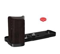 OURHZTB X100VI - Impugnatura in legno massello a forma di L con piastra a sgancio rapido per Arca, impugnatura antiscivolo per pollice con tappo per pulsante di otturatore per accessori per fotocamera
